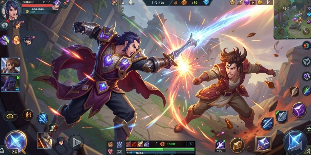 Tampilan gameplay yang menegangkan dan penuh strategi di 73K.