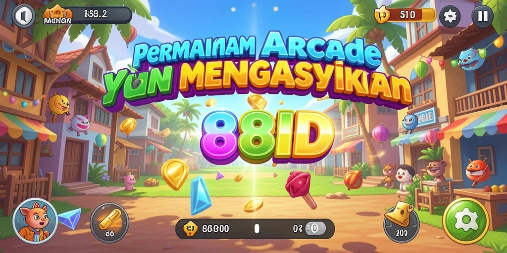 Tampilan gameplay menarik dari 88ID yang penuh warna.