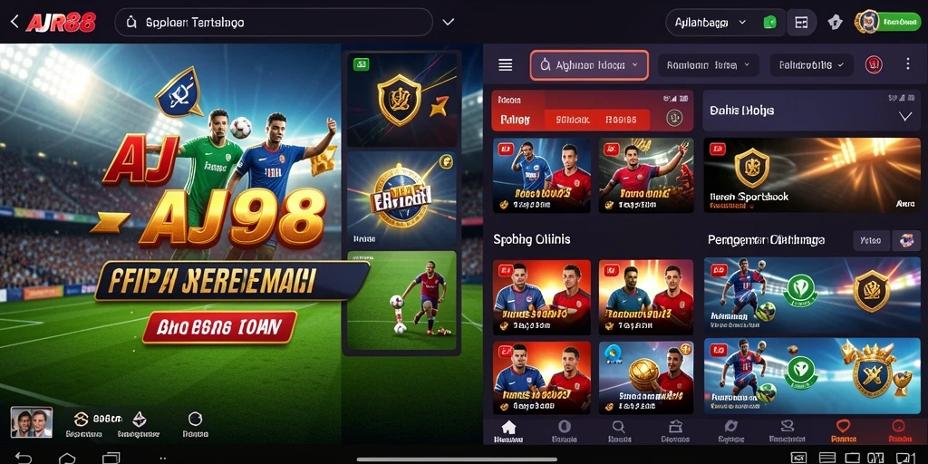 Tampilan screenshot utama AJR88 yang menunjukkan pengalaman taruhan yang menarik.