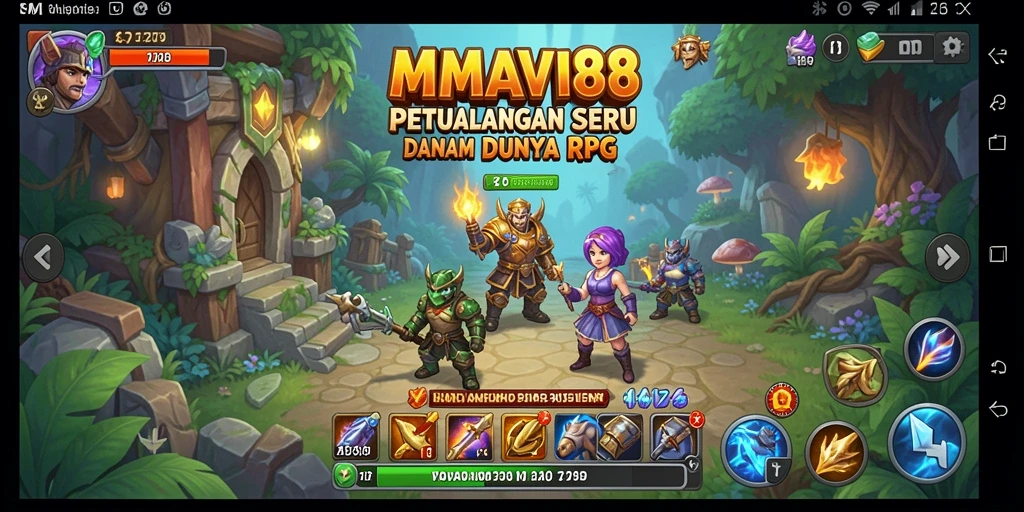 Gameplay RPG yang mendebarkan dan penuh petualangan.