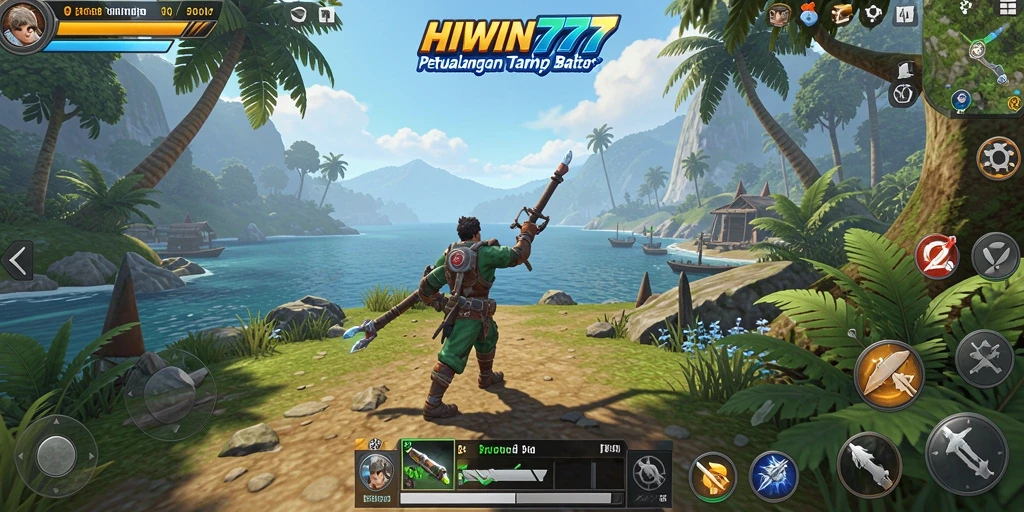 Screenshot menampilkan pemandangan indah dari gameplay Open World.