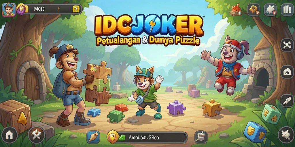 Tampilan screenshot gameplay IDCJOKER dengan teka-teki yang menantang.
