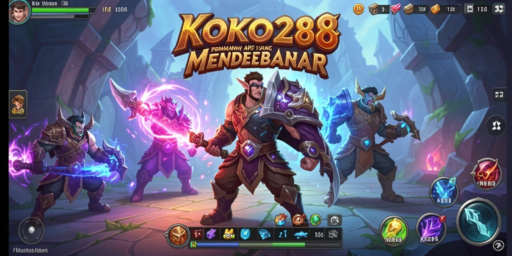 Tampilan gameplay KOKO288 yang menakjubkan dan seru.