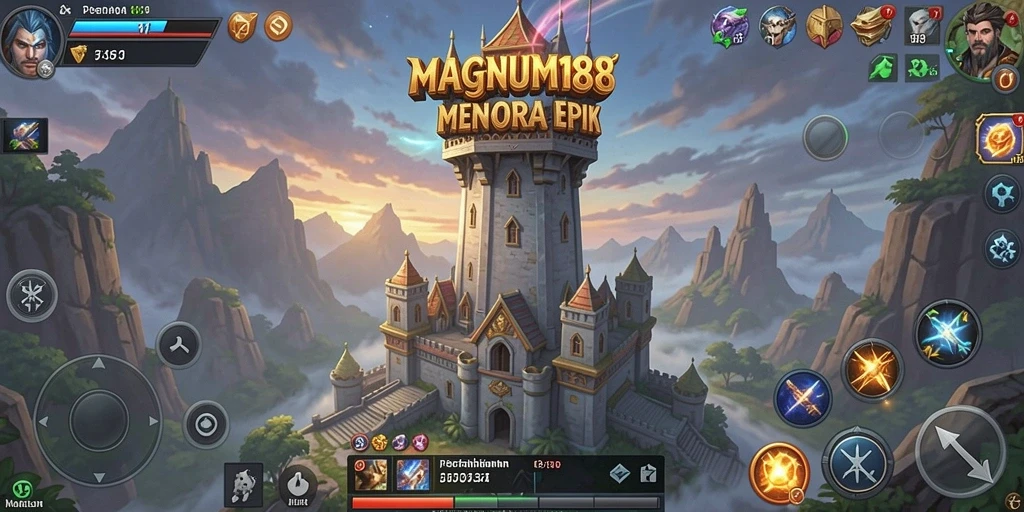 Gameplay MAGNUM188 yang menantang dalam Tower Defense.