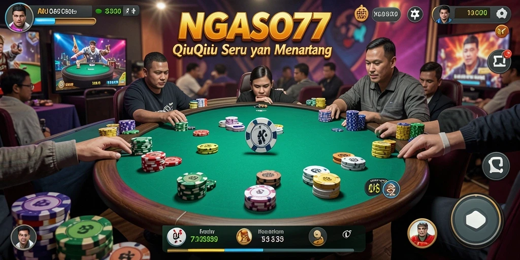 Tampilan gameplay QiuQiu yang mengasyikkan di NGASO77.