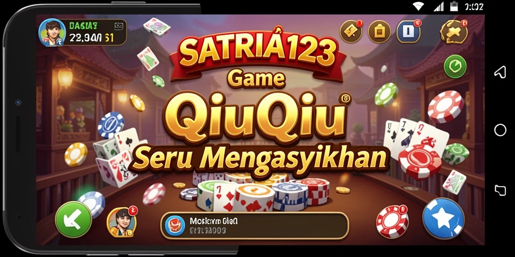 Screenshot gameplay QiuQiu SATRIA123 yang menampilkan aksi seru.