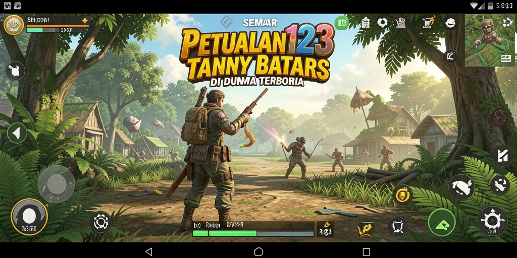 Screenshot SEMAR123 menampilkan dunia terbuka yang luas dan grafik yang memukau.