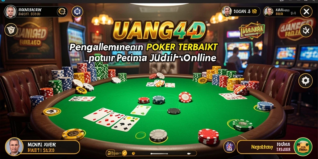 Screenshot gameplay <strong>UANG4D</strong> menunjukkan aksi seru dalam permainan Poker.
