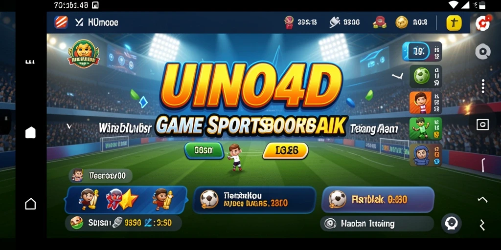 Tampilan menarik dari gameplay Sportsbook UNO4D yang mendebarkan.
