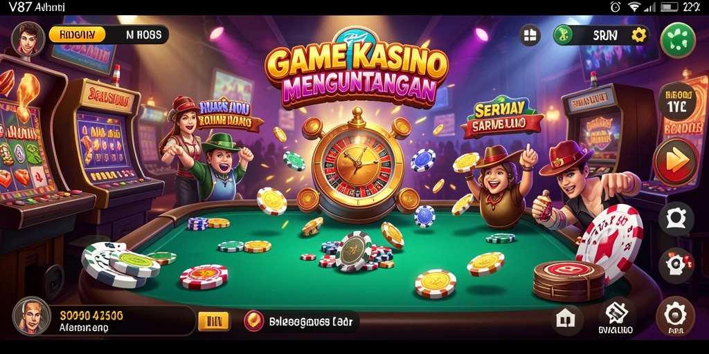 Gameplay V87 yang mendebarkan dengan grafik menawan.
