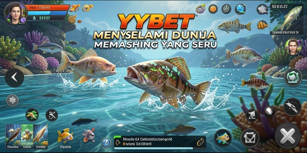 Tampilan gameplay yang seru saat memancing di YYBET.